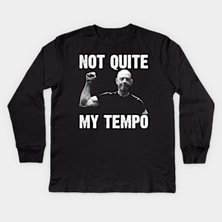 Whiplash Not Quite My Tempo Kids Long Sleeve T-Shirt